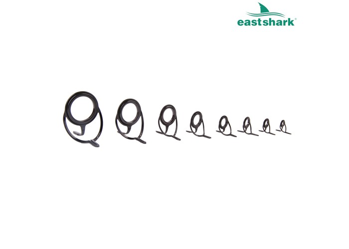 Набор примоточных колец на 2 ножках черные (уп. 75 шт) #6-30