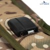 Рюкзак EastShark S-016-3 (USB, AUX) зелёный  камуфляж
