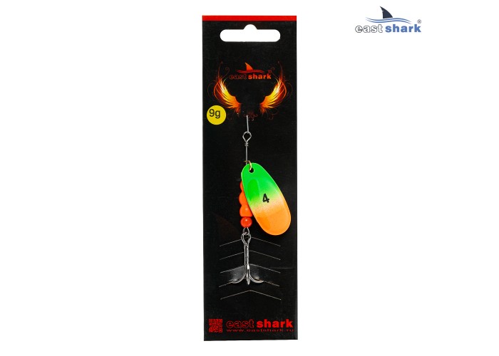 Блесна вращающаяся (уп./5шт.) EastShark Screw размер-4 (9 грамм) col.#781