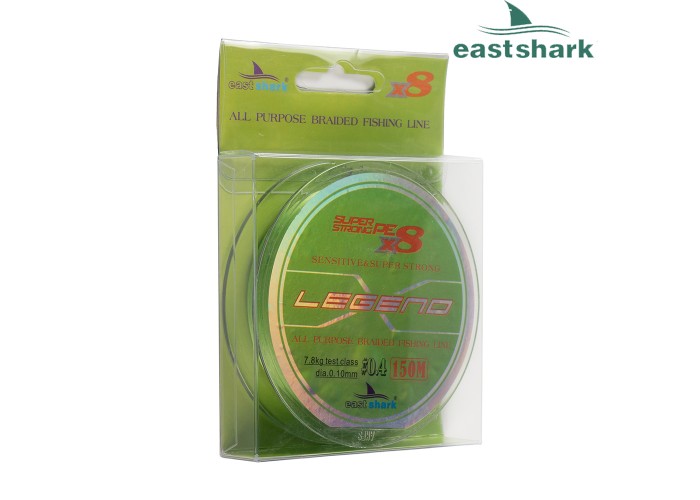 Шнур EastShark Legend X8 150м 0,14мм #0,8 зеленый