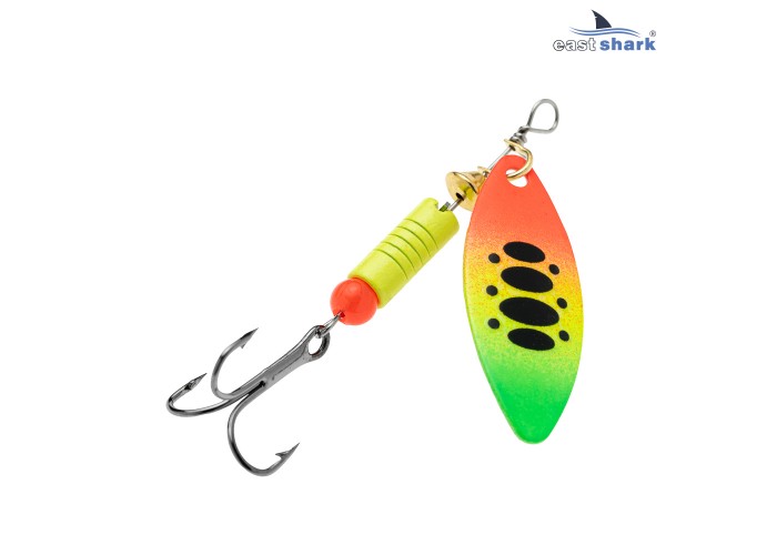 Блесна вращающаяся (уп./5шт.) EastShark Longer размер-4 (11.5 грамм) col.#639