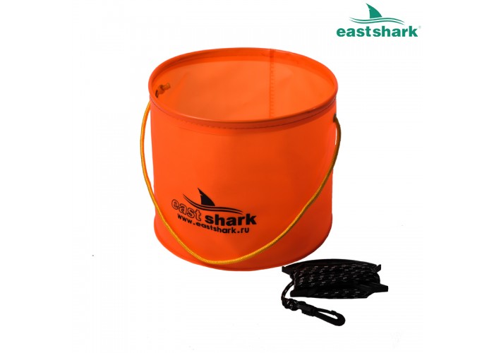 Ведро для замеса прикормки круглое оранжевое D 24
