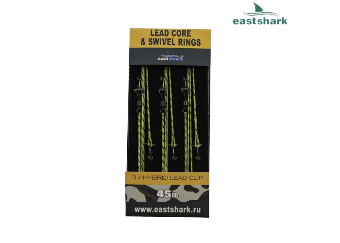 Монтаж Leadcore & swivel rings 45lb #013
