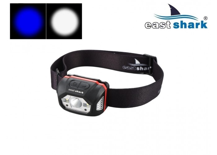 Фонарь налобный EastShark SLS-37533 синий свет