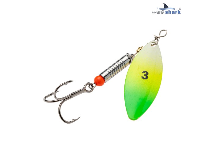Блесна вращающаяся (уп./5шт.) EastShark Longer размер-3 (9.5 грамм) col.#664