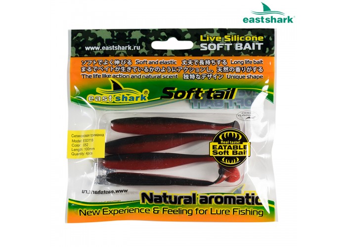 Силиконовая приманка ES3118 100 мм (4 шт/уп) color: 052