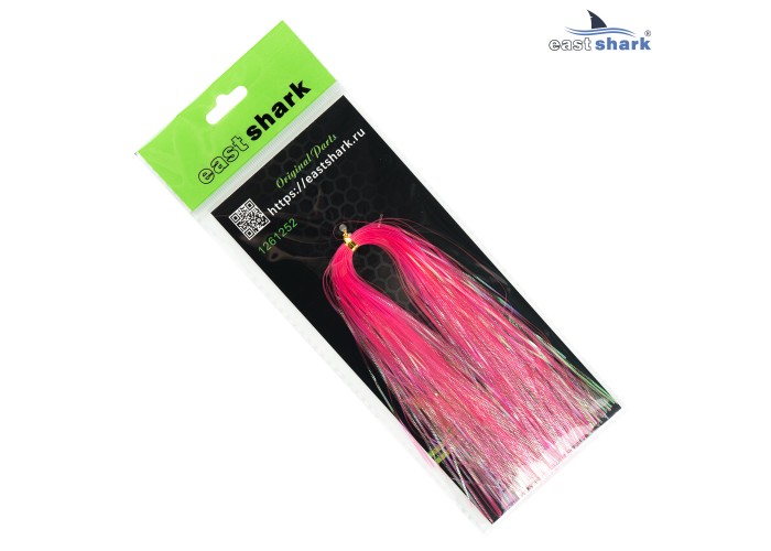 Люрекс EastShark большая упаковка "Чешуя" розовый
