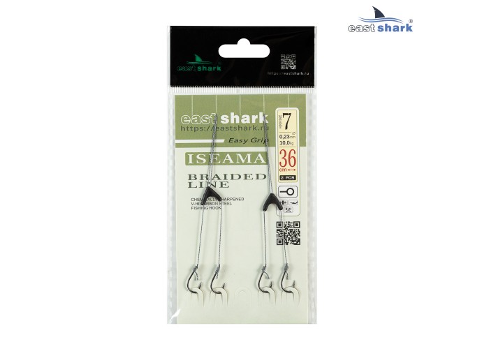 Двойной поводок готовый кр.№7 (уп./2шт)