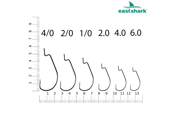 Крючки офсетные 5180  № 1/0