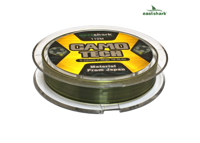 Леска GAMO TECH 0,25 110 м зелёно-чёрная