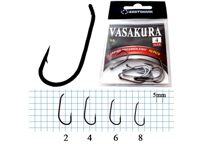 Крючки New Vasakura S6 № 4