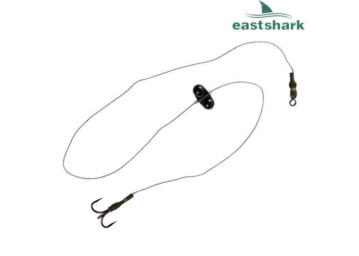 Оснастка на сома #04 с тройником 5/0 80 см