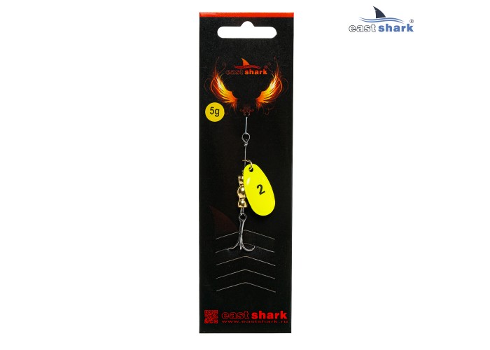 Блесна вращающаяся (уп./5шт.) EastShark Screw размер-2 (5 грамм) col.#791