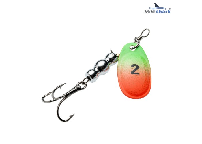 Блесна вращающаяся (уп./5шт.) EastShark Screw размер-2 (5 грамм) col.#781
