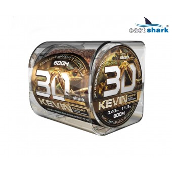 Леска EastShark KEVIN MIMICRY 3D 600м 0,25 мм