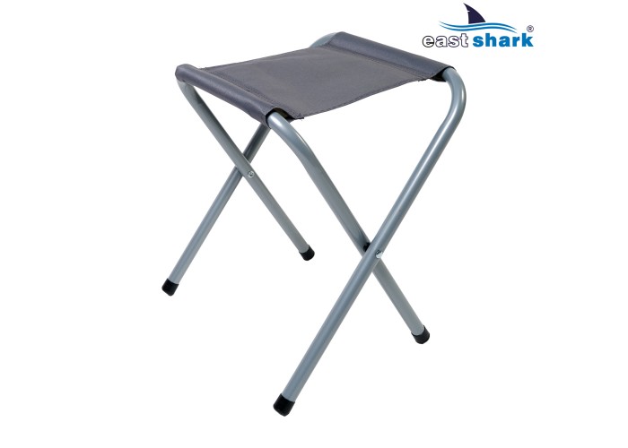 Набор алюминиевый стол + 4 стула 60*120 см серый