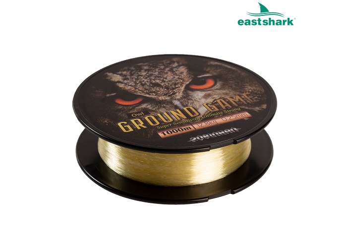 Леска Ground Game 1000 м 0,35 OWL желто-белая