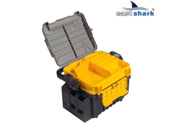 Ящик рыболовный EastShark MB-705 желтый малый
