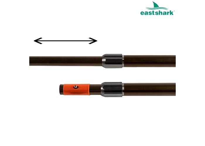 Подсак ES прорезиненный круглый 60*60 см мет. ручка 1,9 м.