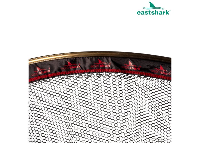 Подсак ES прорезиненный круглый 60*60 см мет. ручка 1,9 м.