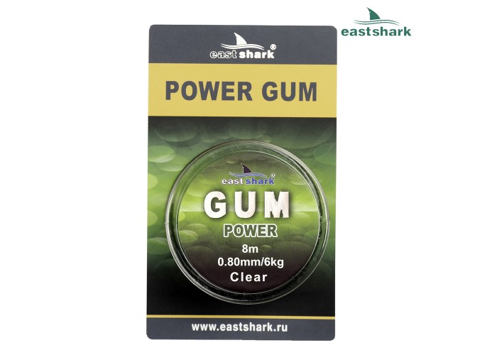 Фидергам POWER GUM clear 10 м 0.6 мм