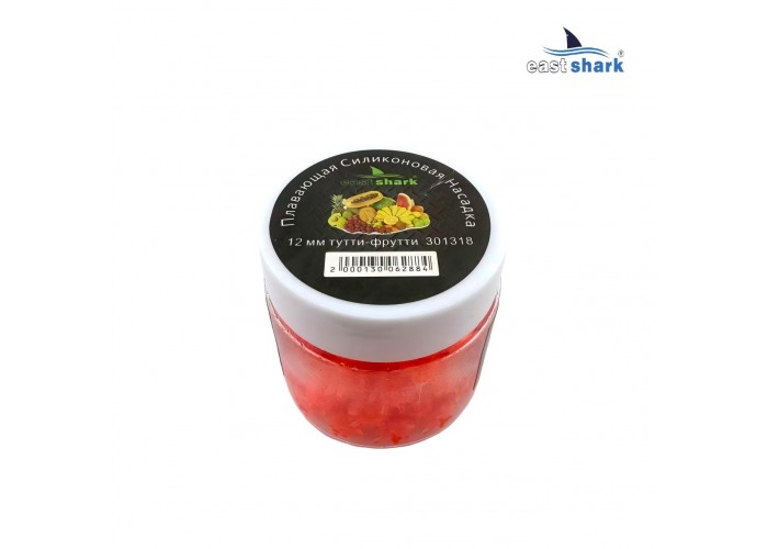 Плавающая силиконовая насадка 12 мм тутти- фрутти (уп./10 шт)