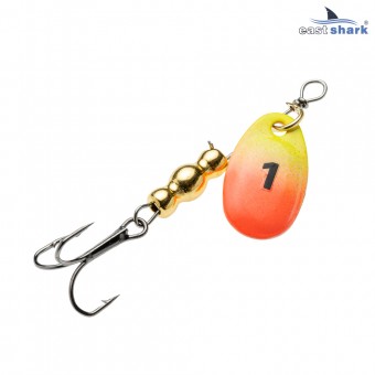 Блесна вращающаяся (уп./5шт.) EastShark Screw размер-1 (3.5 грамм) col.#788