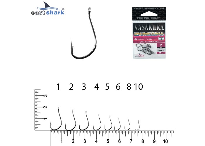 Крючки NEW EastShark Vasakura IDUMEZINA № 5 BL
