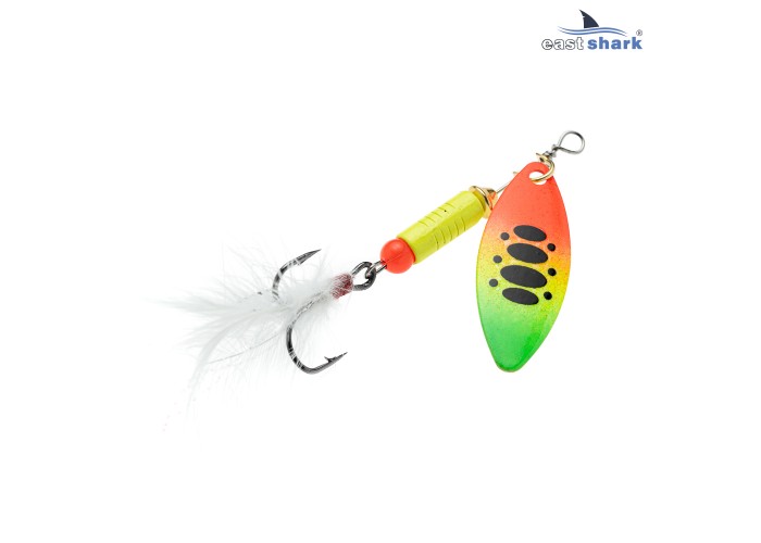 Блесна вращающаяся (уп./5шт.) EastShark Zander размер-1 (5 грамм) col.#540