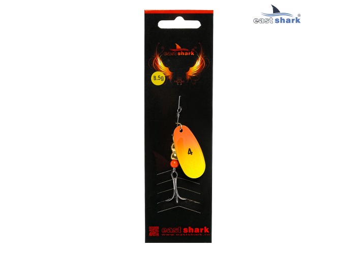 Блесна вращающаяся (уп./5шт.) EastShark Screw размер-4 (8.5 грамм) col.#735