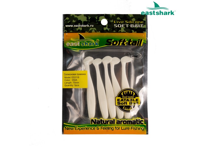 Силиконовая приманка ES3118 75 мм (5 шт/уп) color: 050A