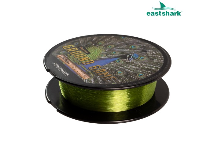 Леска Ground Game 1000 м 0,25 PEACOCK светло-зеленая