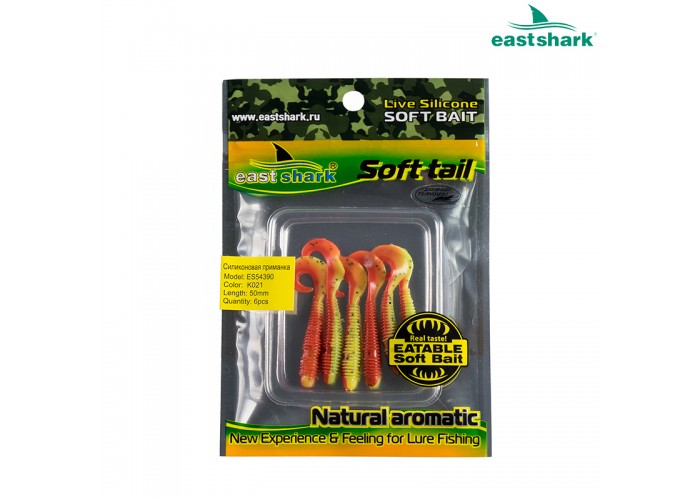 Силиконовая приманка ES54390 50 мм (6 шт/уп) color: K021