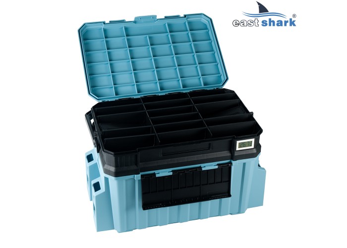 Ящик рыболовный EastShark LY85 голубой
