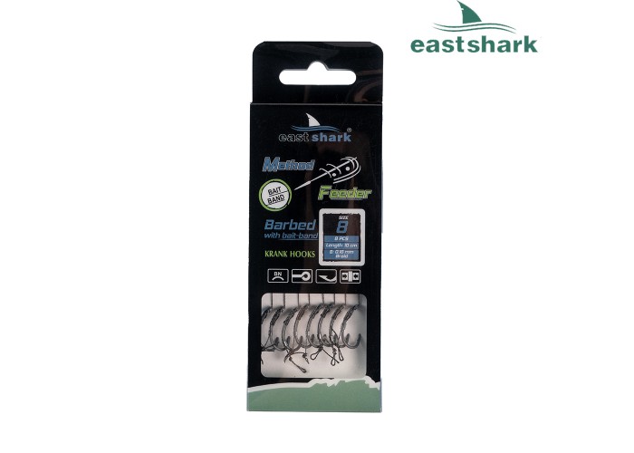 Поводок готовый для Flat крючок №8 (уп. 8шт.)