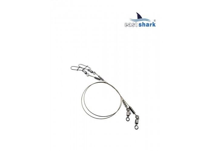 Поводок EastShark титановый 0.52*20см