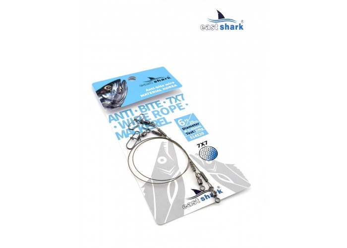 Поводок EastShark титановый 0.52*20см