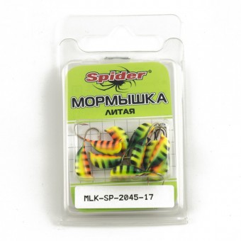 Мормышка вольфрамовая Spider Рижский банан с ухом 4,5 мм 17