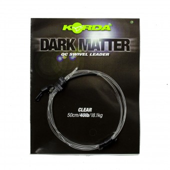 Монтаж готовый Dark Matter Leader QC Swivel 50см Clear 40lb
