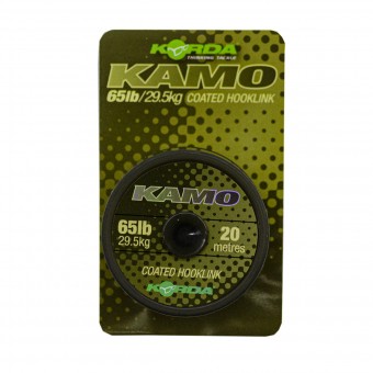 Поводковый материал Kamo Coated Hooklink 65lb 20м