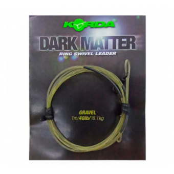 Монтаж готовый Dark Matter Leader №8 Ring Swivel Weedy Green 40lb 1м