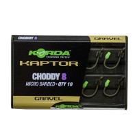 Крючок Kaptor Choddy Gravel №8 с бородкой