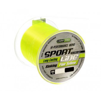 Леска Sport Line Fluo Yellow 300м 0,265мм