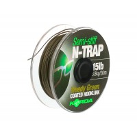 Поводковый материал N-Trap Semi-stiff 15lb Weedy Green