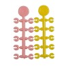 Стопор для бойлов Floss Caps Pink/Yellow