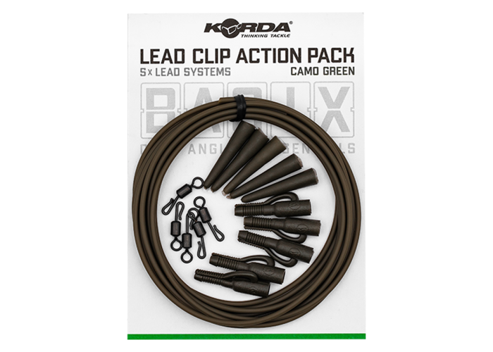 Набор для монтажа Basix Lead Clip Action Pack Camo green