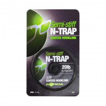 Поводковый материал N-Trap Semi-stiff 20lb Silt