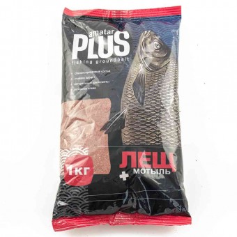 Прикормка Amatar PLUS 1кг (в упак. 10 шт.) Лещ-Мотыль