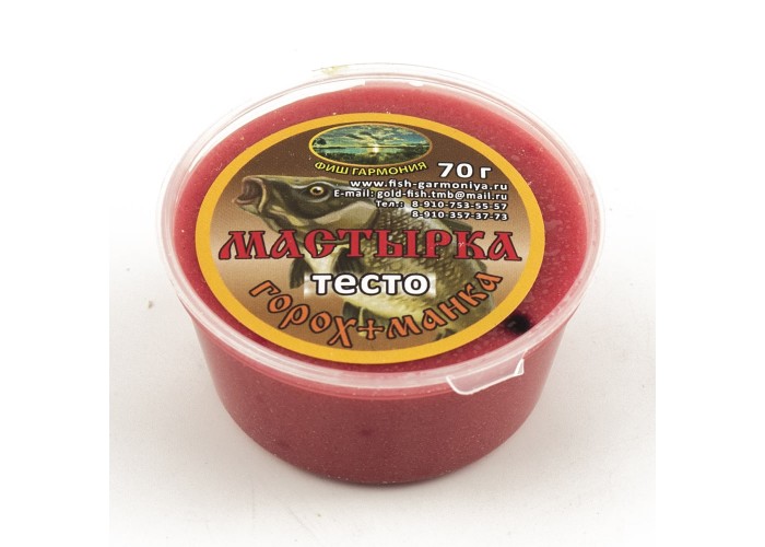 Тесто готовое Magic "горох+манка" (мастырка) тутти-фрутти (10шт в упак)