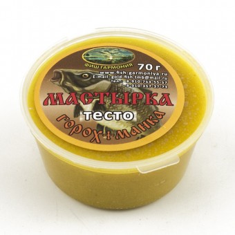 Тесто готовое Magic "горох+манка" (мастырка) чеснок (10шт в упак)